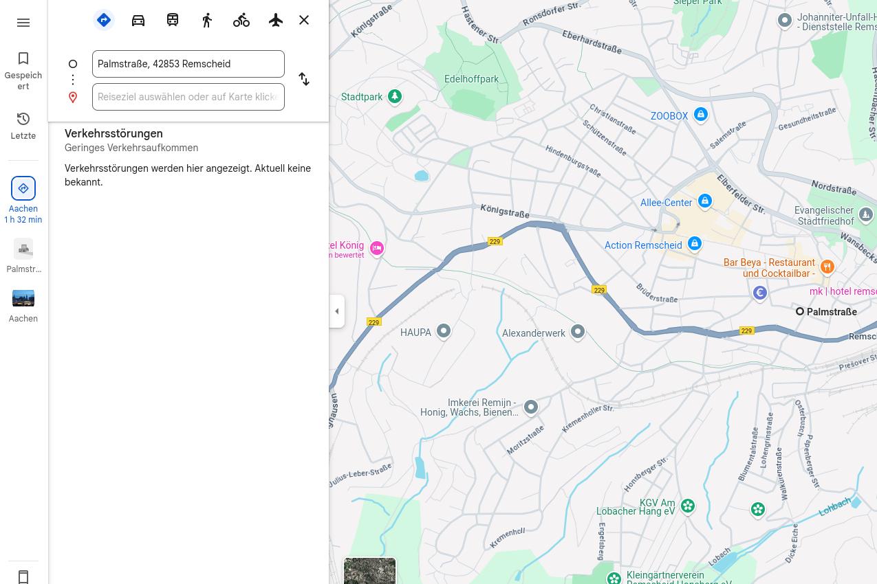 Google Tourenplanung